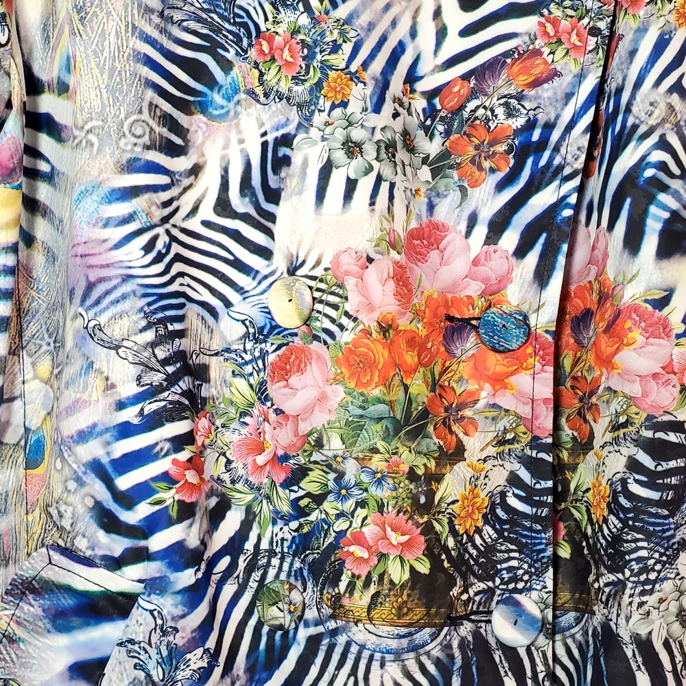 Etoile Du Monde Multicolor Button Jacket - image 7